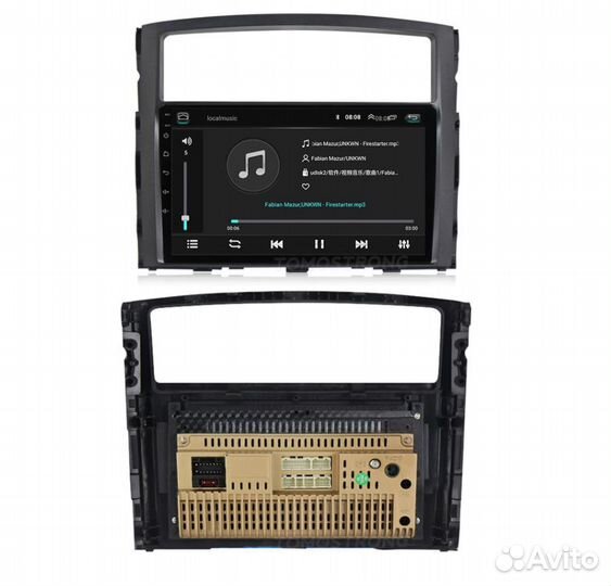 Магнитола планшет для Mitsubishi Pajero IV 2007+