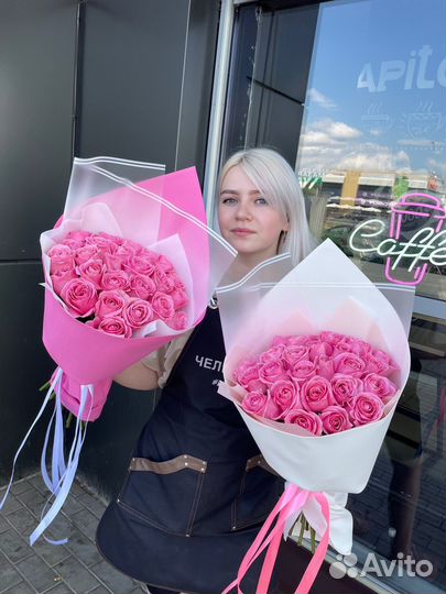 Цветы розы 25 с доставкой