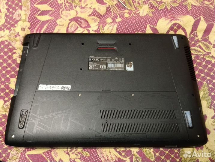 Игровой ноутбук asus rog GL752VW