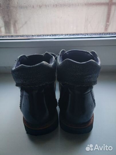 Ботинки для девочки с утеплителем, размер