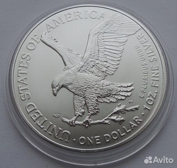 1 доллар 2023 США Шагающая Свобода 1 унция серебра