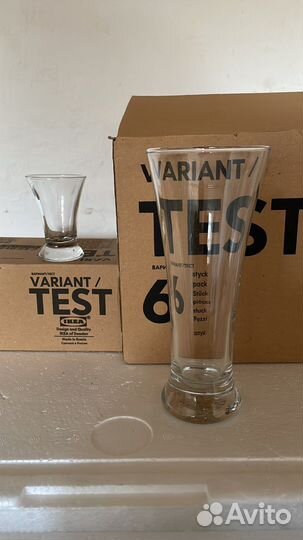 Стаканы и стопки Икея