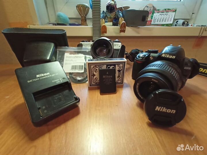 Идеальный Nikon d3100 с объективом