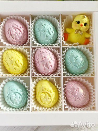 Шоколадные цвети, пасхальные наборы