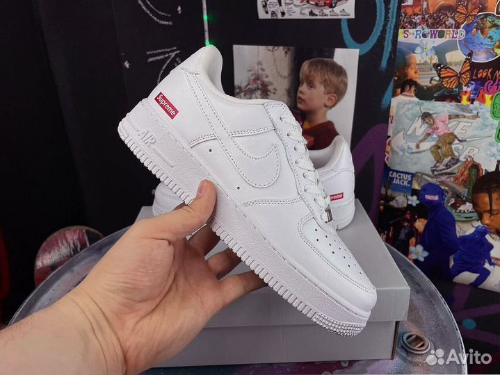 Кроссовки Nike Air Force x Supreme арт:9220251