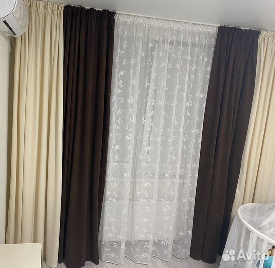 Шторы и тюль в комплекте