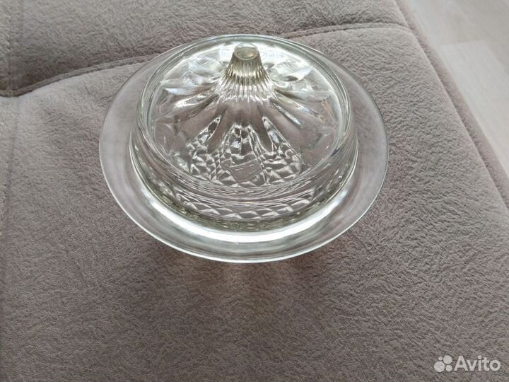 Масленка ссср.Стекло