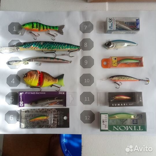 Японские оригинальные и др. воблера