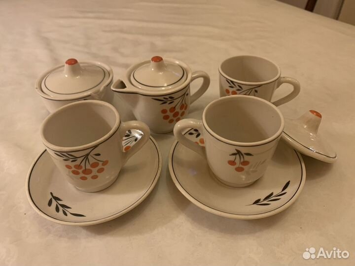 Чайный сервиз СССР керамический детский