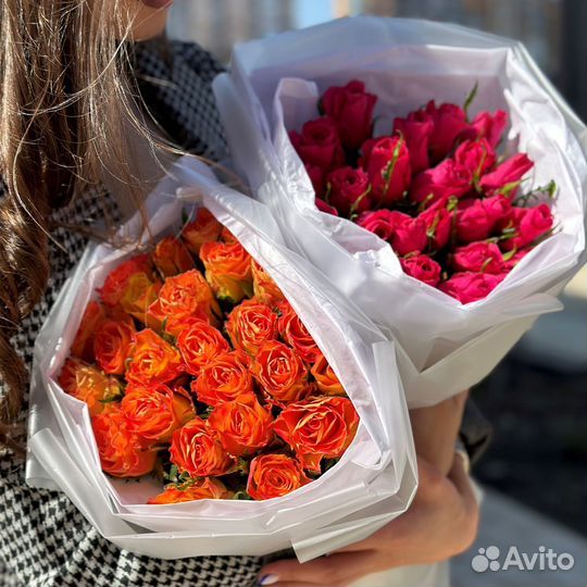 Розы 15/25/51 Роз Цветы Букеты