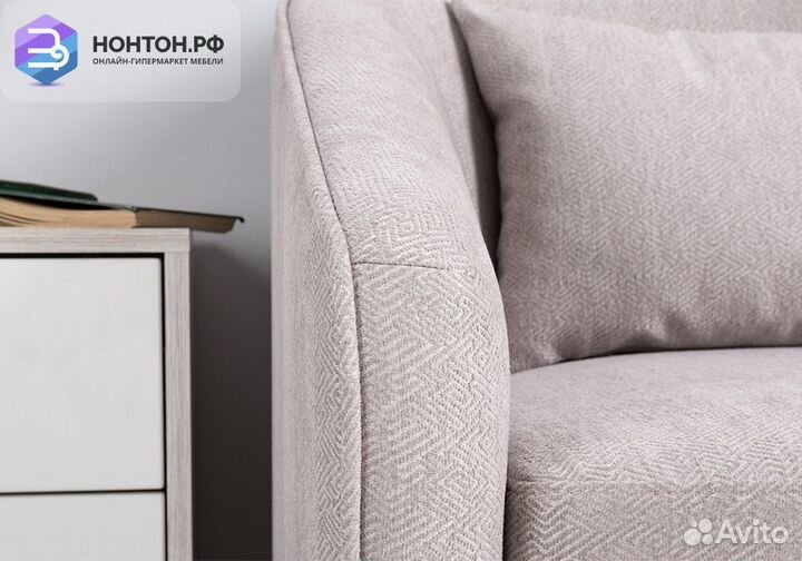 Кресло Бернис светло-розовое