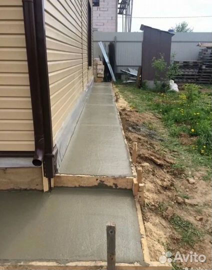 Отмостка вокруг дома