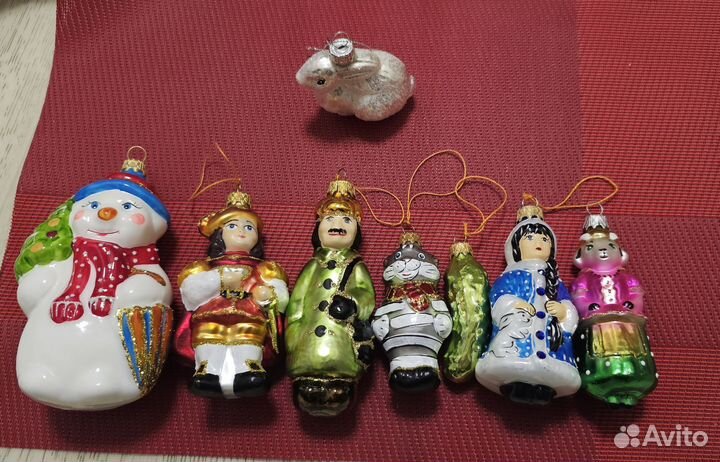 Елочные игрушки стекло