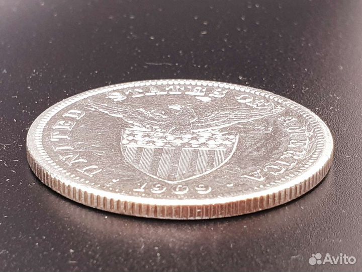 1 песо 1909 г Филиппины США Серебро 800* 20 гр