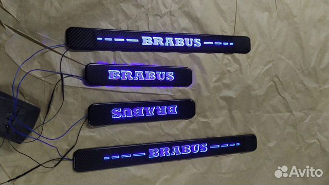 Накладки порогов Mercedes brabus 463A