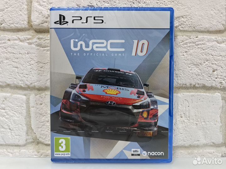 WRC 10 The Official Game PS5 новый диск