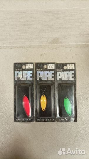Колеблющаяся блесна Smith Pure (Япония)