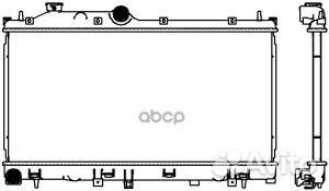 Радиатор sakura subaru legacy/outback 2.0-3.0 A