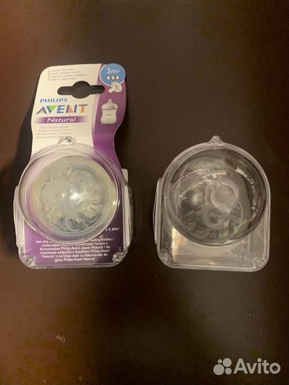 Соски для бутылочек Avent 2 и 3