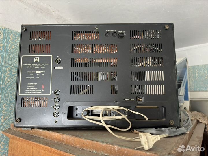 Магнитофон снежеть 204-06 стерео 1984г