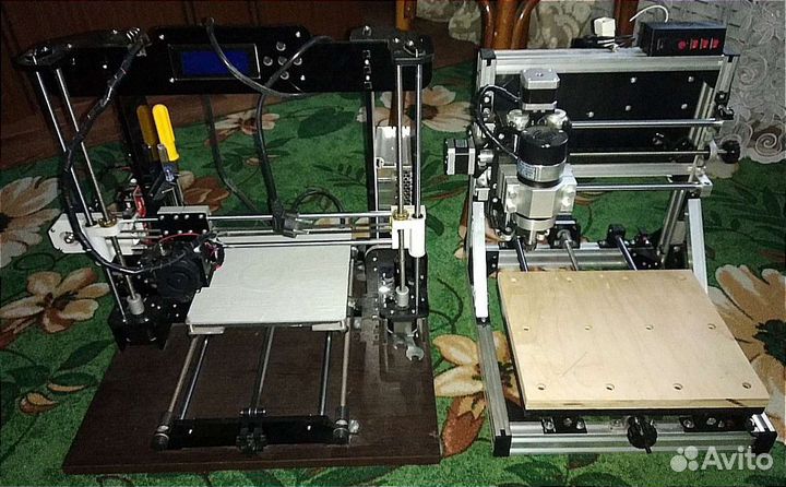 3d принтер и чпу Фрезер