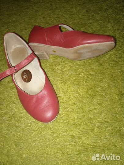 Туфли для танцев красные, 31 размер