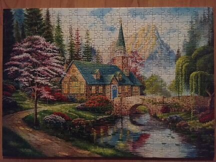 Картина Молебный домик в горах