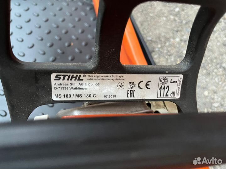 Бензопила stihl ms 180c бу