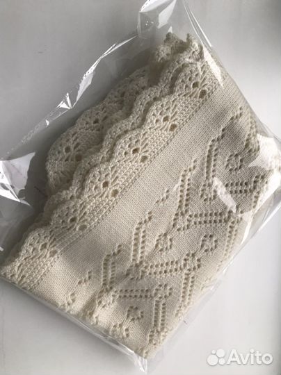 Плед детский вязаный ручная работа новый