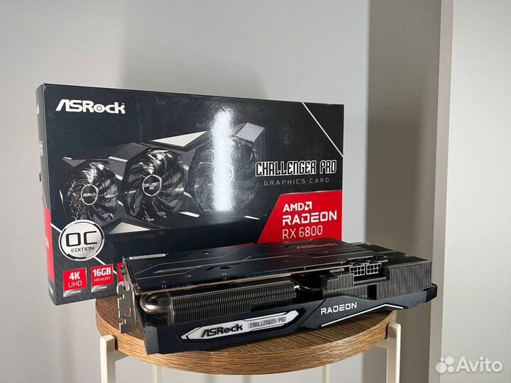 Видеокарта RX 6800 16gb Asrock challenger