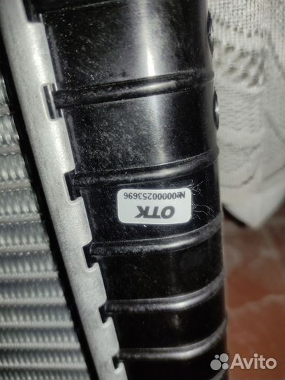 Радиатор охлаждения на Aveo