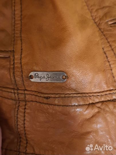 Куртка для девочки Pepe Jeans натуральная кожа