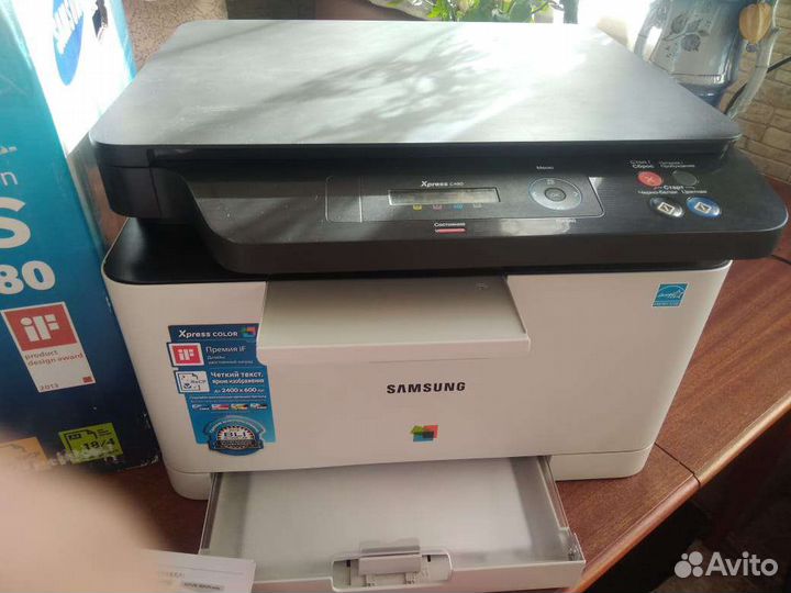 Цветное мфу Samsung Xpress SL-C480(принтер/копир/с