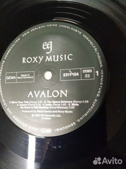 Roxy Music фирменный винил пластинки ferry