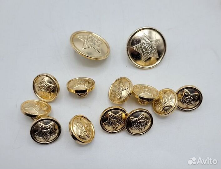 Набор кокарды офицерская пряжка 11шт + пуговицы