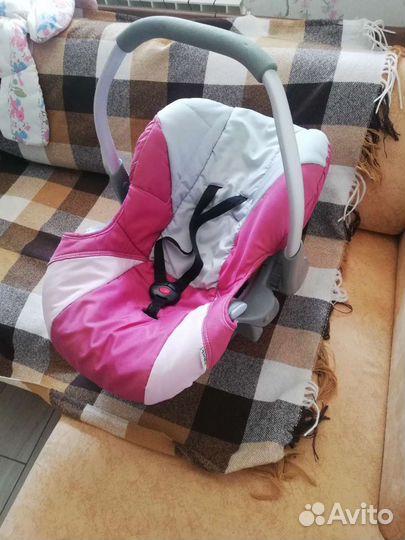Детская автолюлька переноска 0+