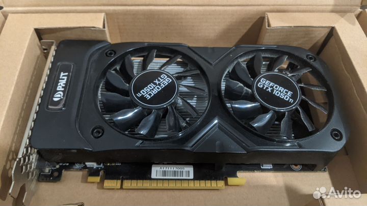 Видеокарта gtx 1050 ti palit