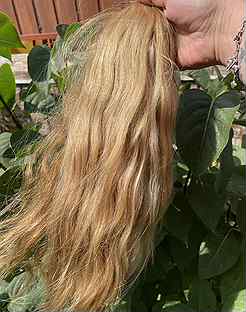 Волосы натуральные срез, 55см, 95гр