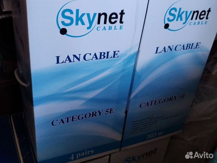 Кабель витая пара utp 5e 4 пары 305 метров