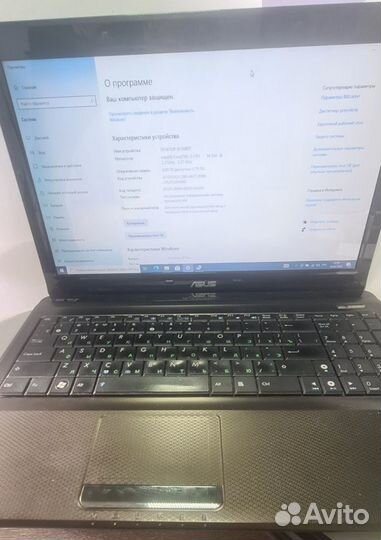 Asus ноутбук K52F