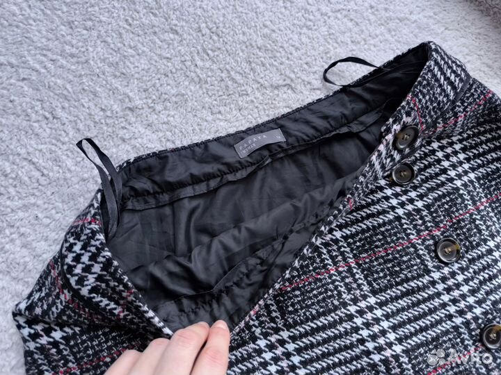 Юбка женская 48 L в клетку