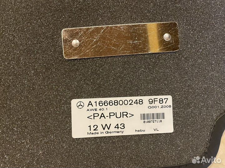 Коврики салона Мерседес GL GLS ML новые оригинал