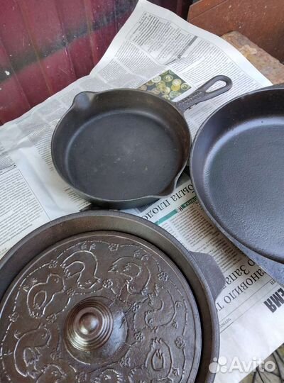 Сковорода чугунная СССР
