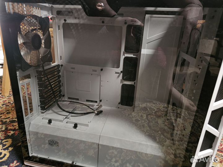 Корпус cooler master h500p mesh withe