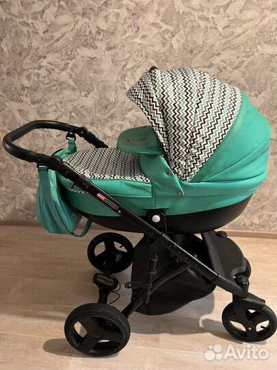 Коляска 2 в 1 lonex из эко кожи