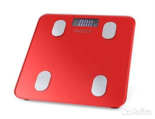 Напольные весы marta MT-1683красныйрубин