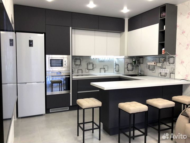 Современная кухня на заказ мдф фасады