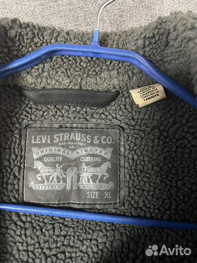 Джинсовая куртка Levi's шерпа (мужская) оригинал