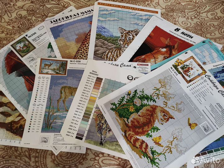 Журналы и схемы для вышивки