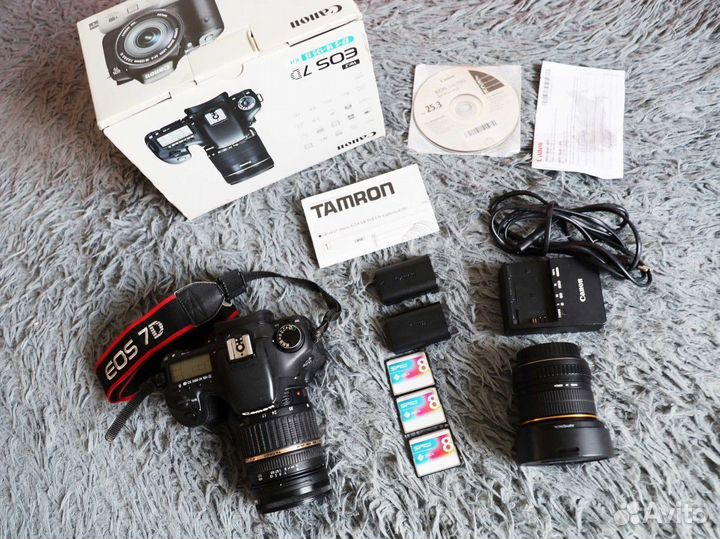 Фотоаппарат Canon eos 7D + объективы